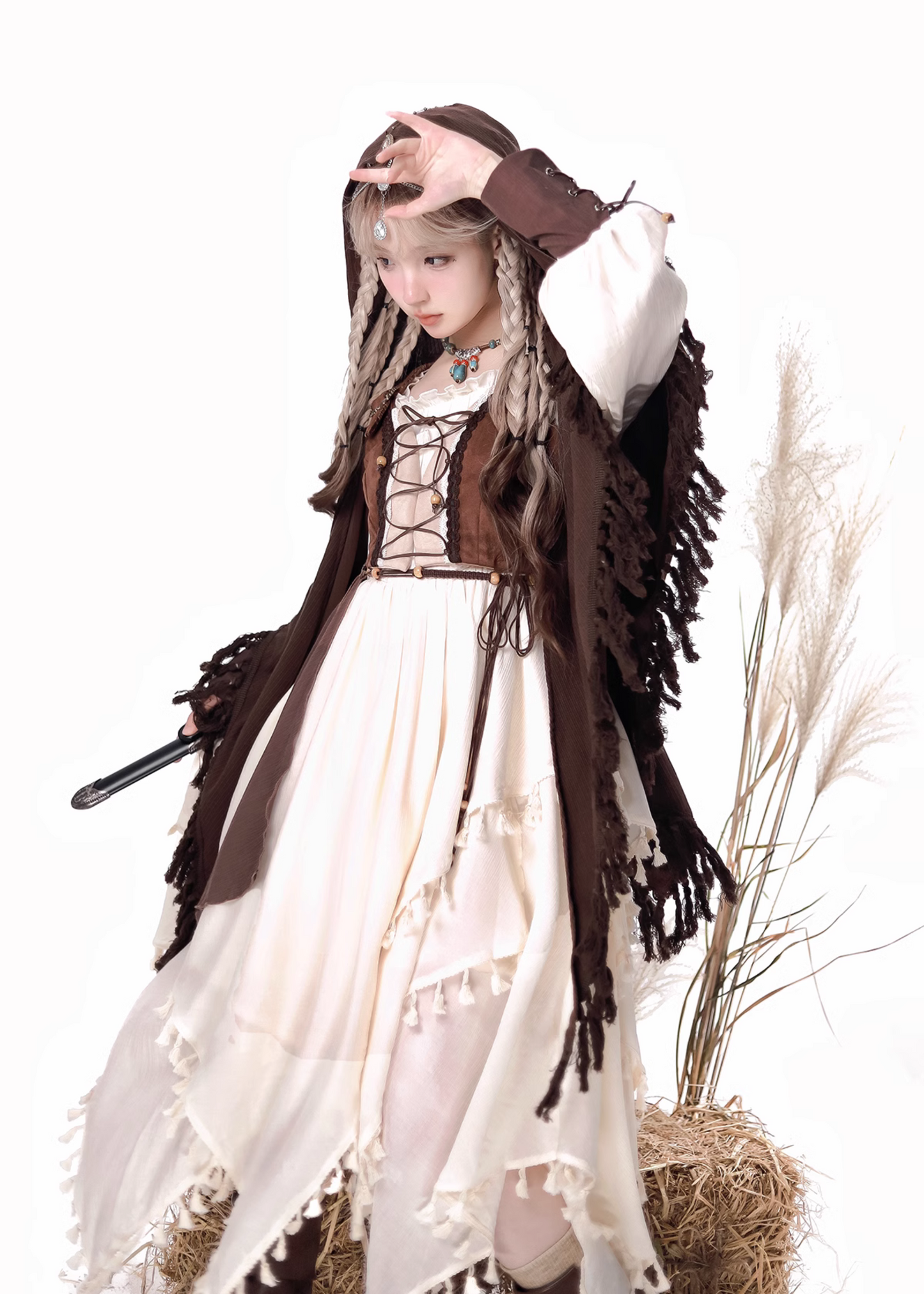 Wandering Witch Asymmetrical One-Piece Set