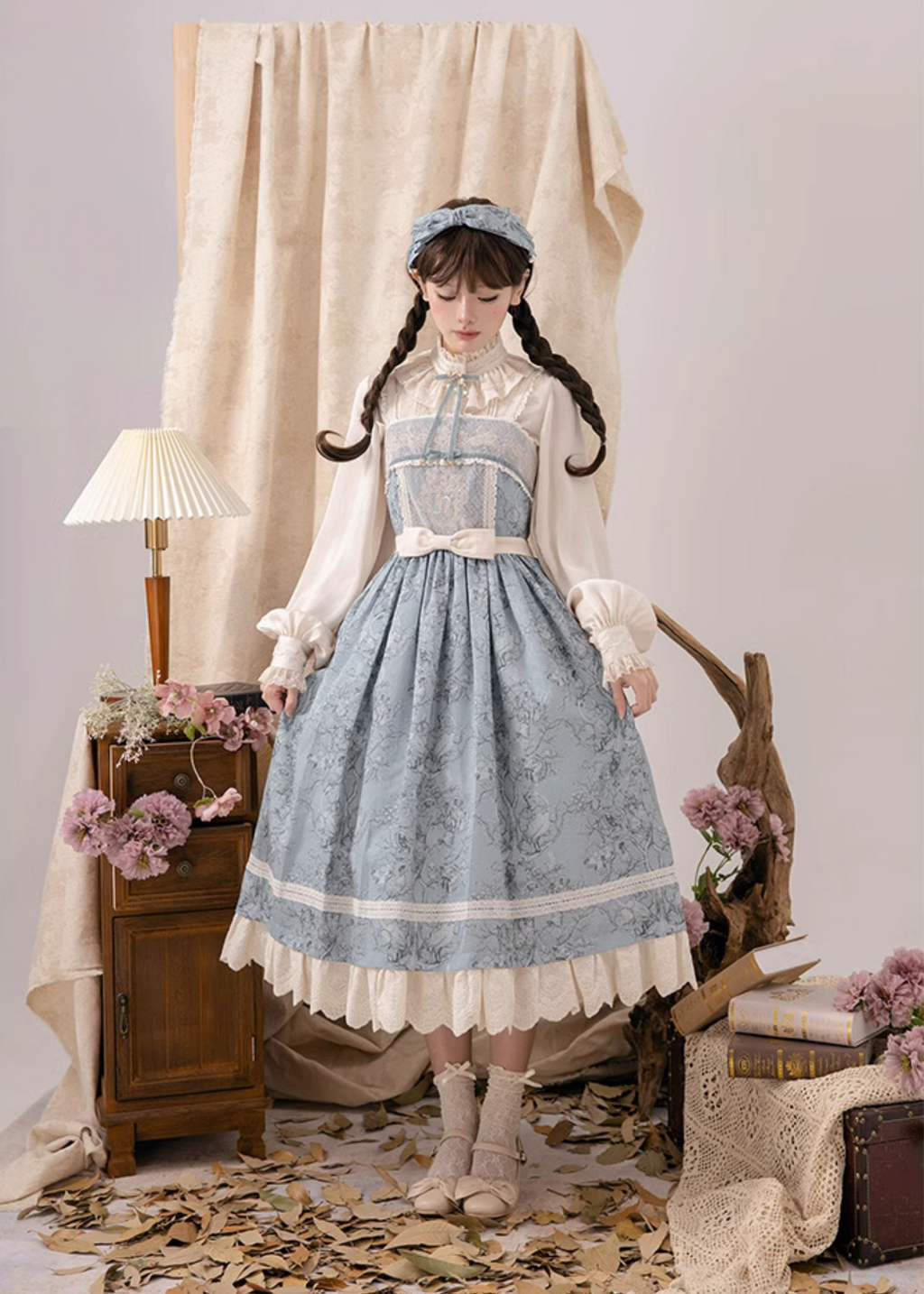 Lapland Forest Frill Strap Jumper Skirt