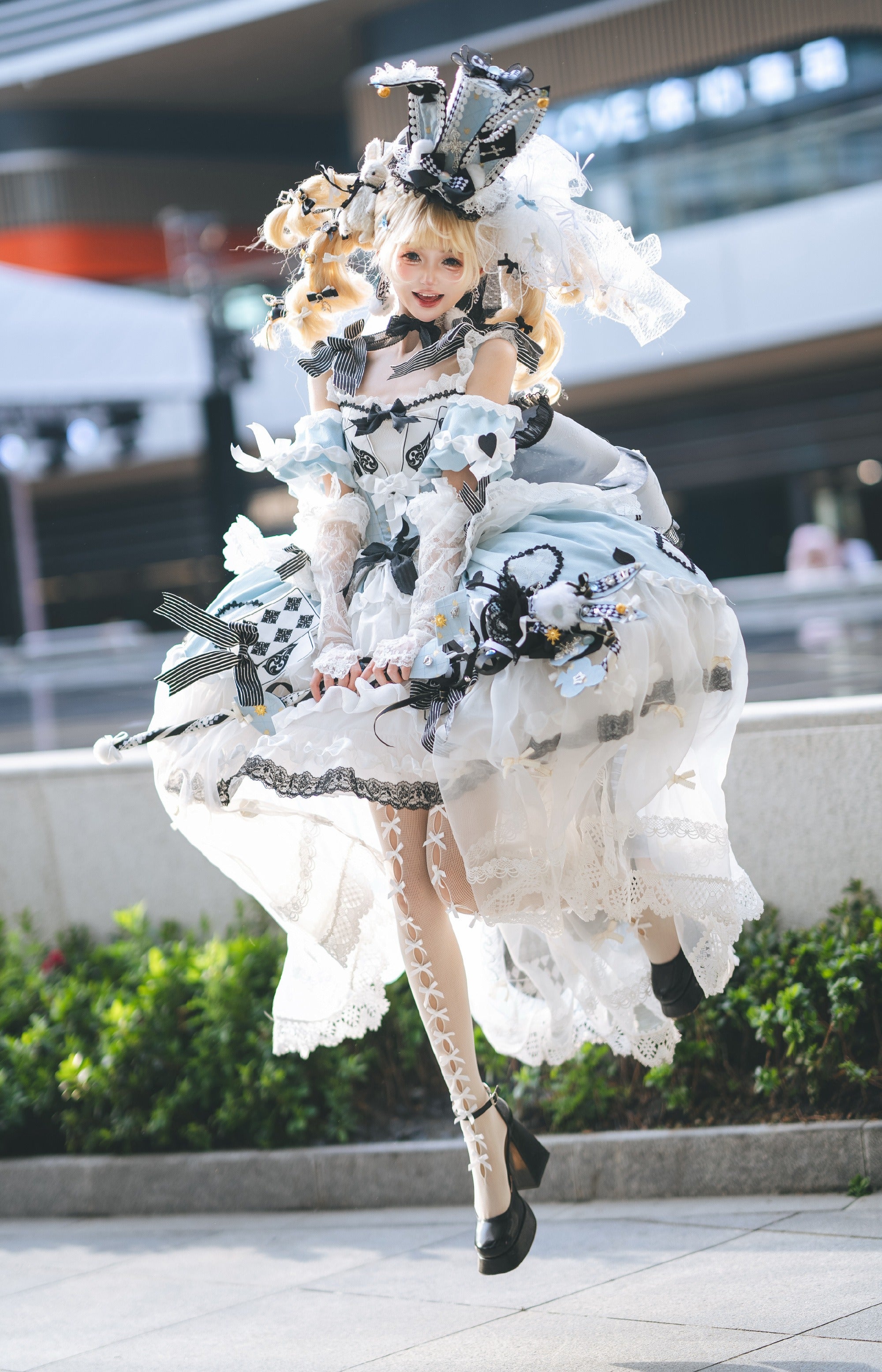 【受注予約7/22まで】Alice's Banquet ヴェール付きドレス・ロング丈
