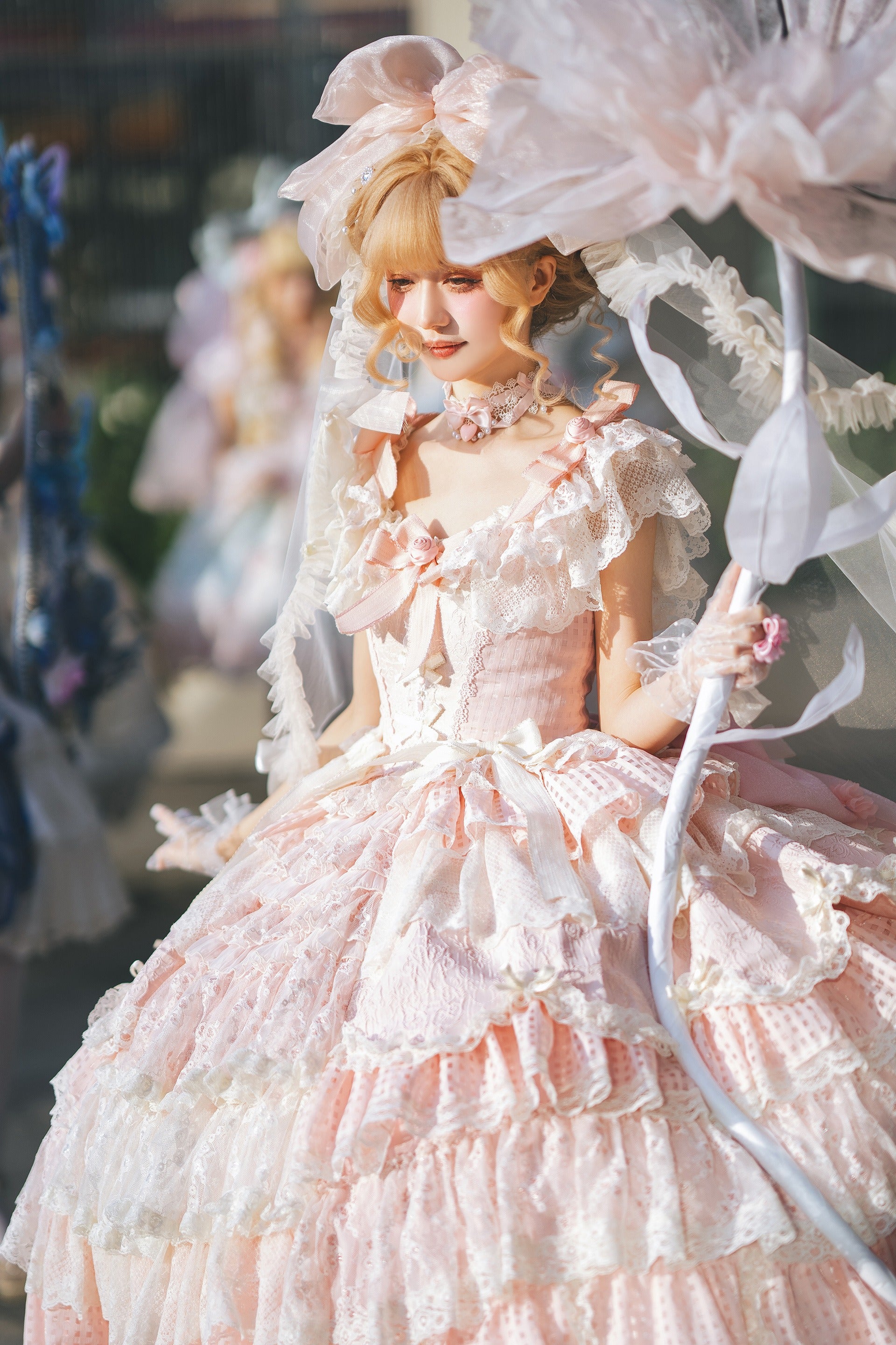 【受注予約7/8まで】Sugar Frost Princess ラグジュアリードレス・ピンク