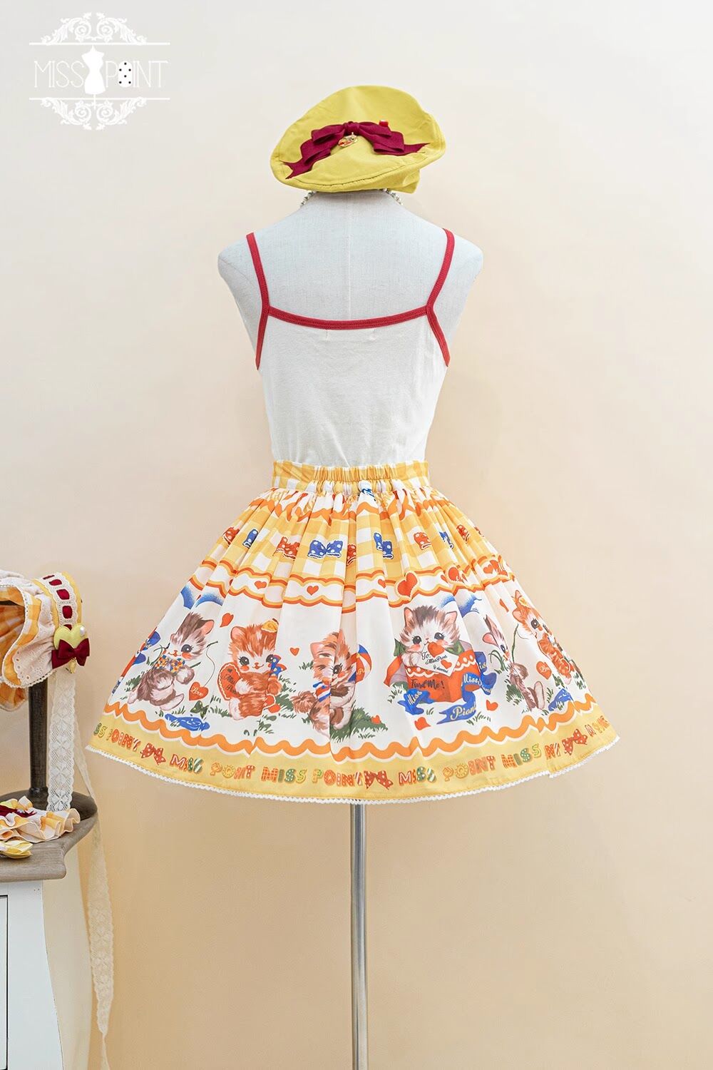 【予約販売】Sweet Kittyレトロミニスカート