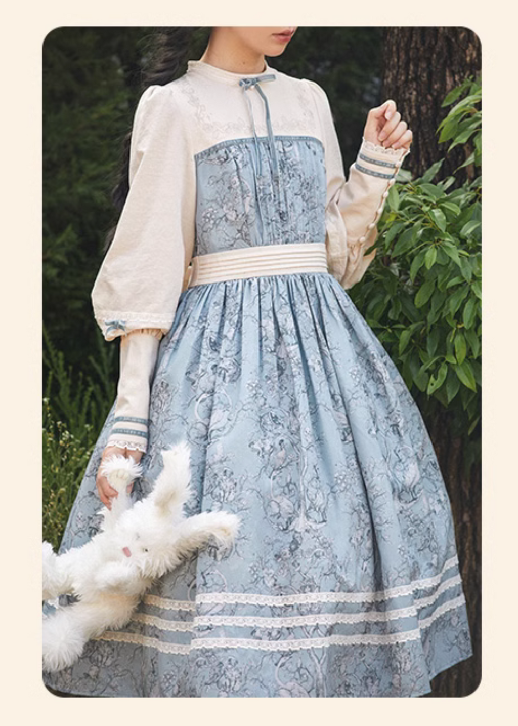 Lapland Forest Lace Line Dress