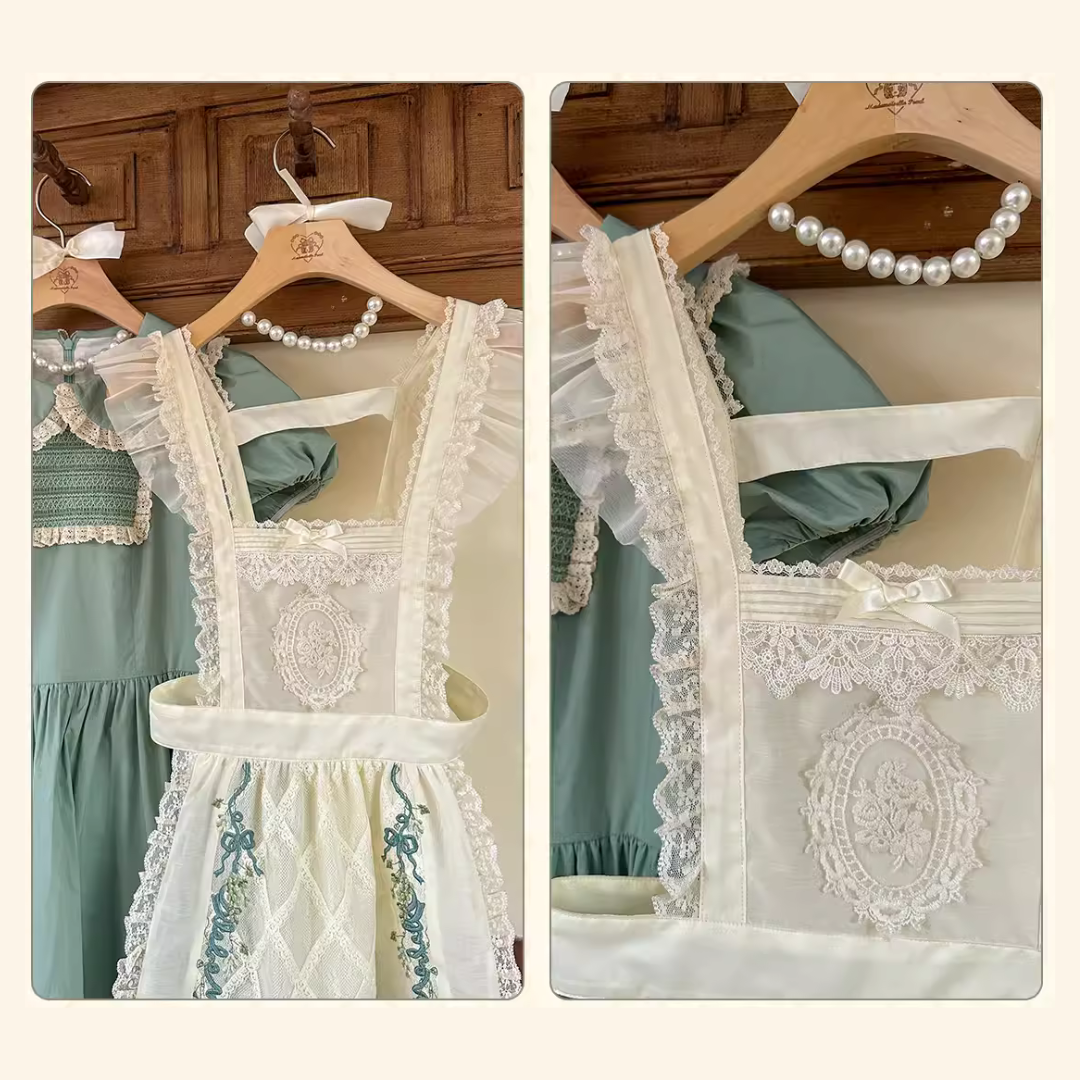 Honey Venus white grape sheer apron