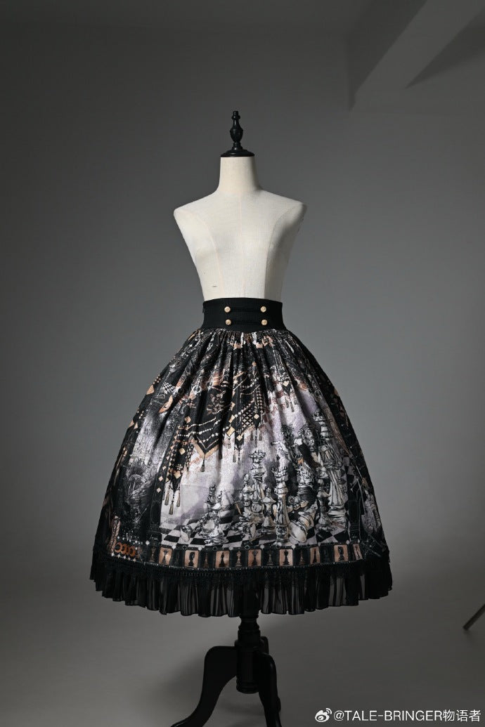 【受注予約8/21まで】Silent Battle プリントスカート