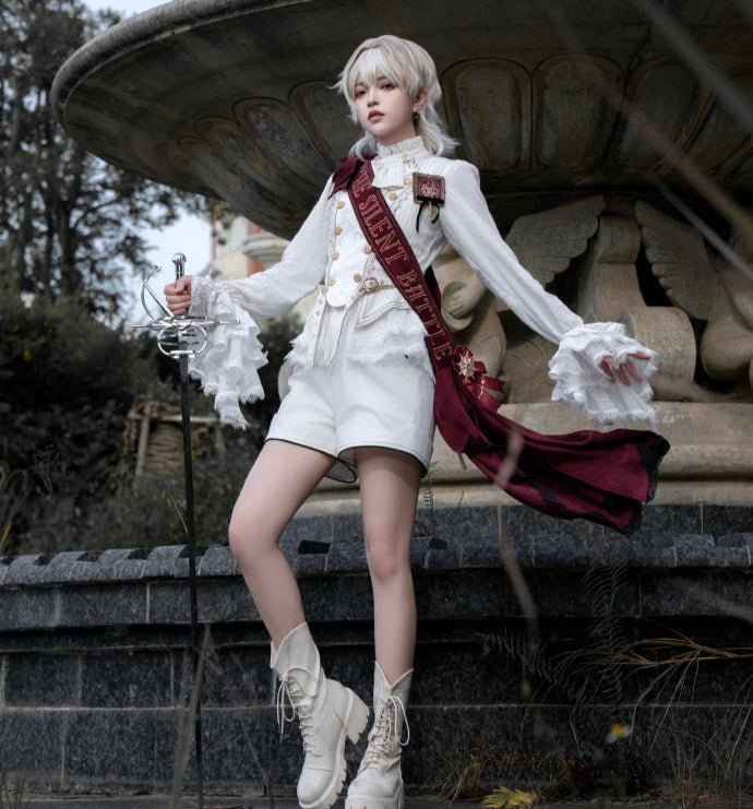 【受注予約8/21まで】Silent Battle 皇子系重ね着風ブラウス