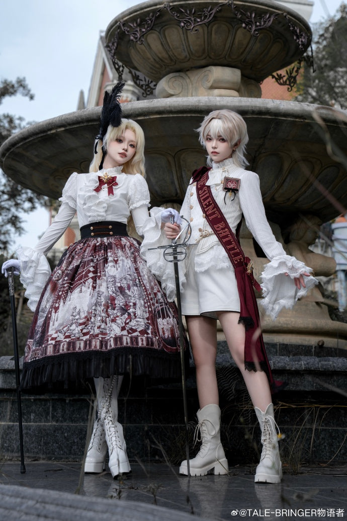 【受注予約8/21まで】Silent Battle 皇子系重ね着風ブラウス