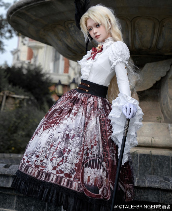 【受注予約8/21まで】Silent Battle プリントスカート