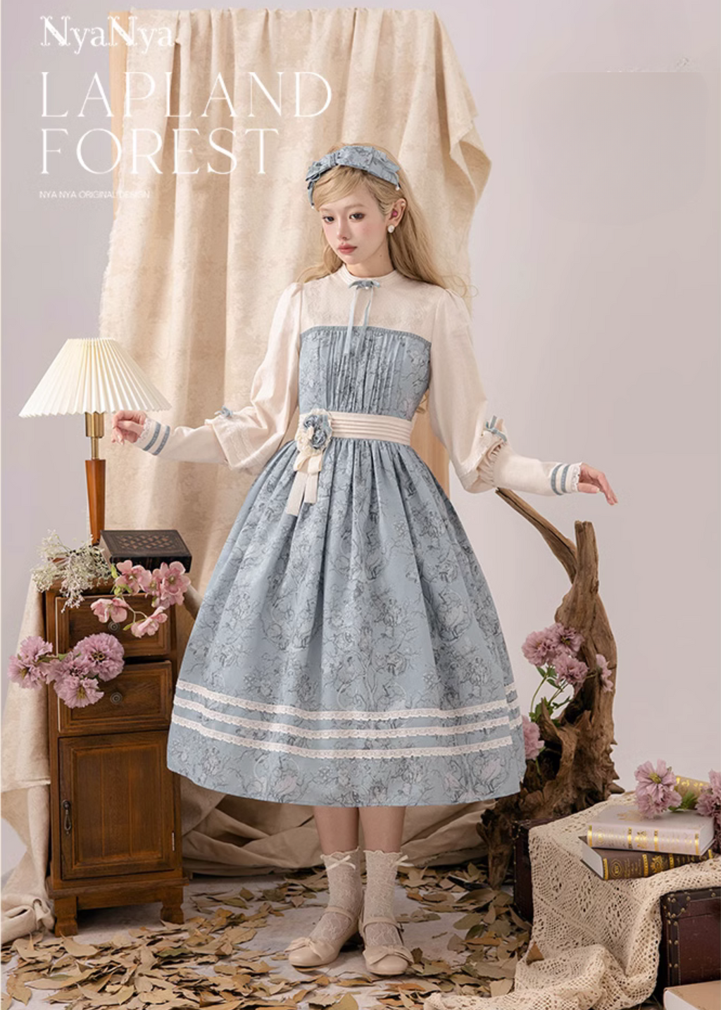Lapland Forest Lace Line Dress