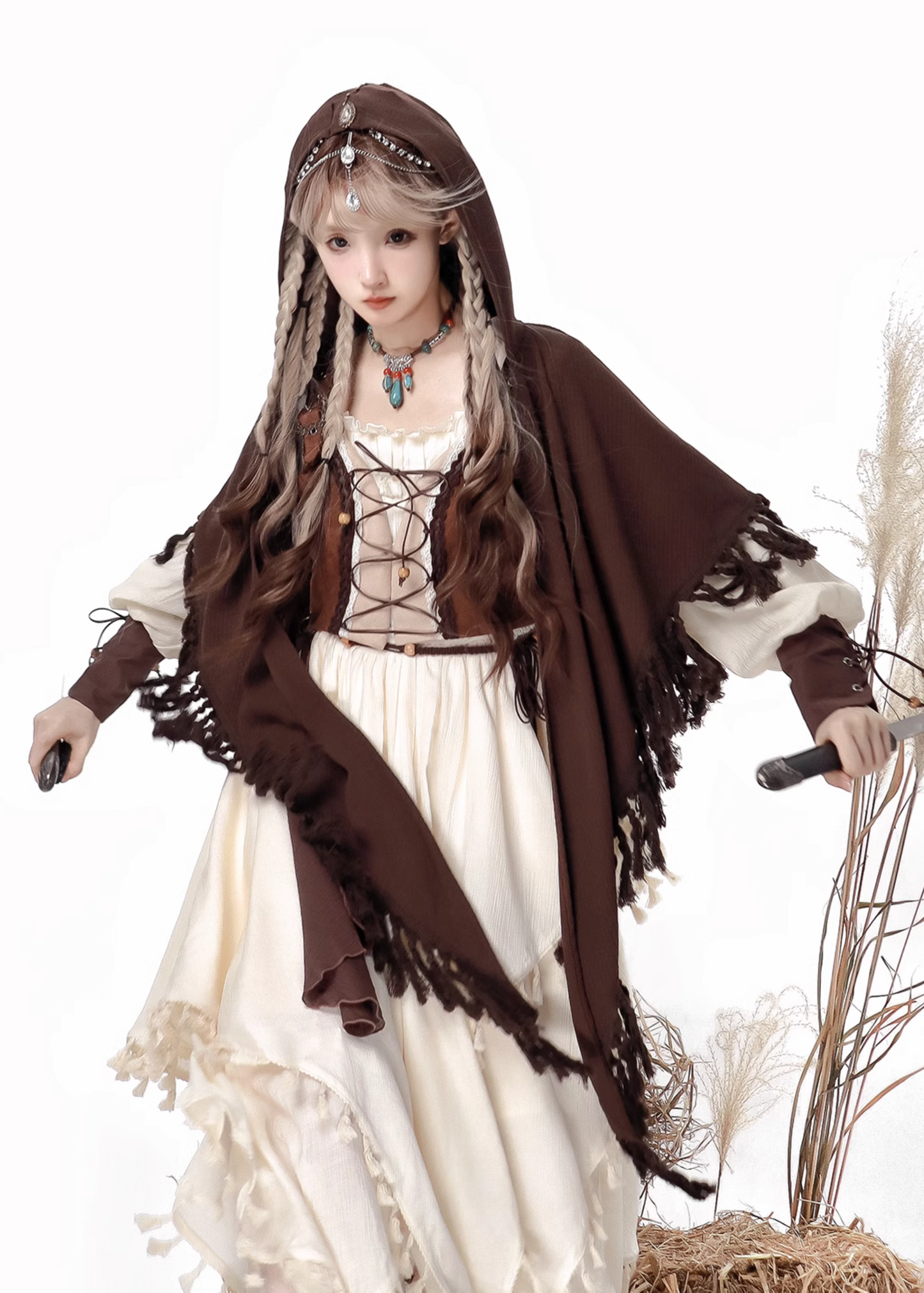 Wandering Witch Asymmetrical One-Piece Set