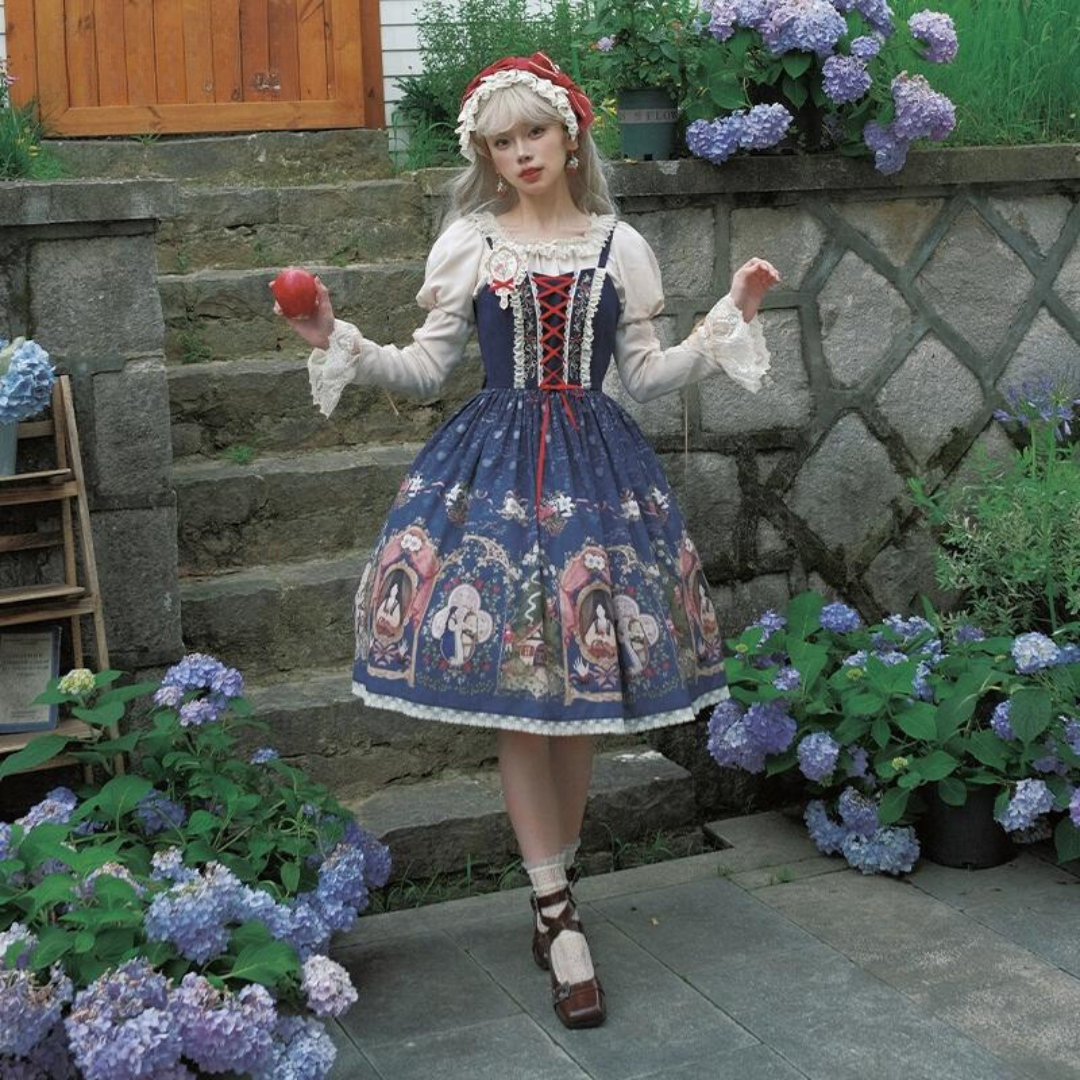Rosy Cheeks Snow White Jumper Skirt