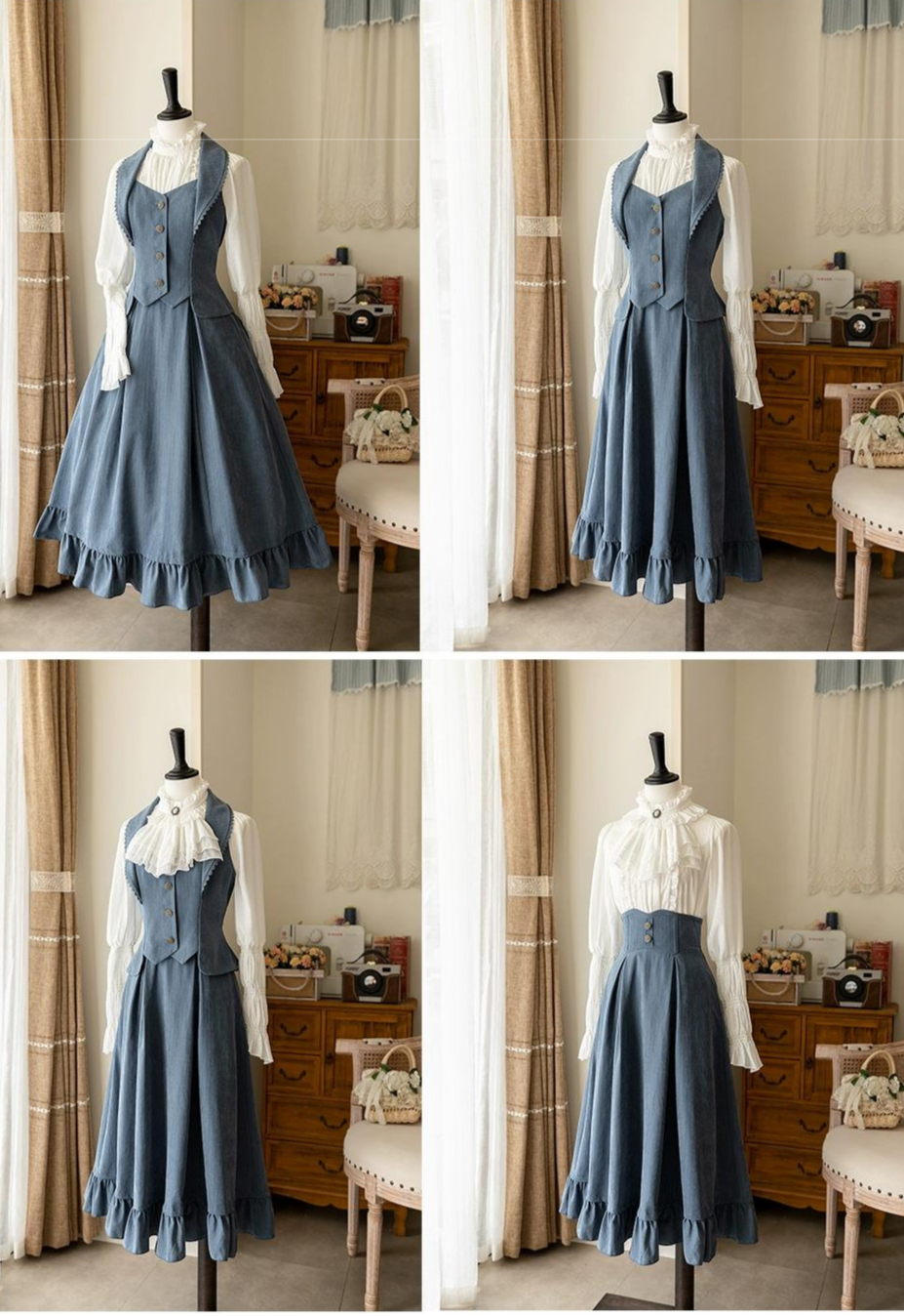 Misty Forest Classical Vest and Skirt All 4 Colors