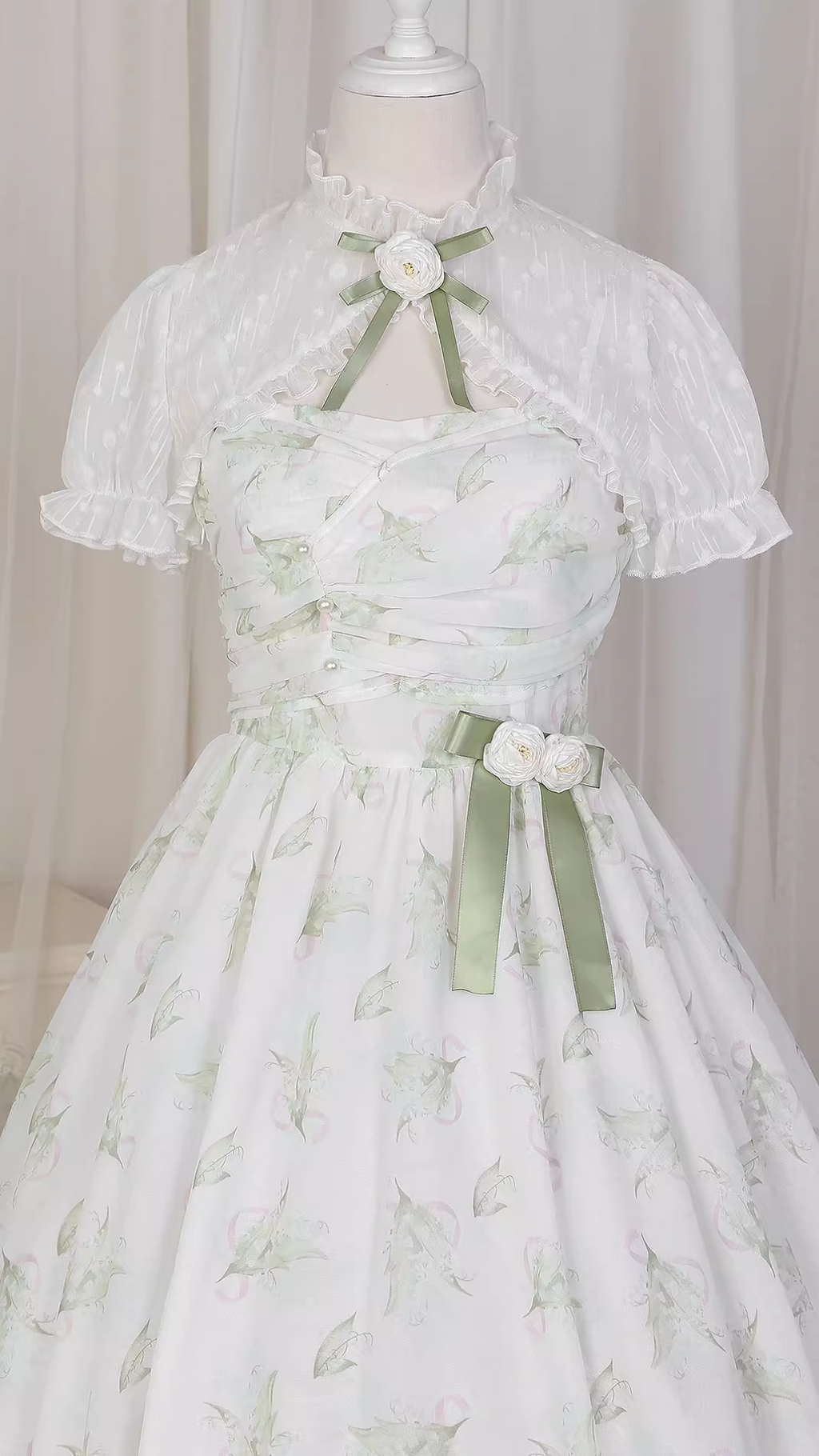 Lily of the valley morning dew jumper skirt and bolero