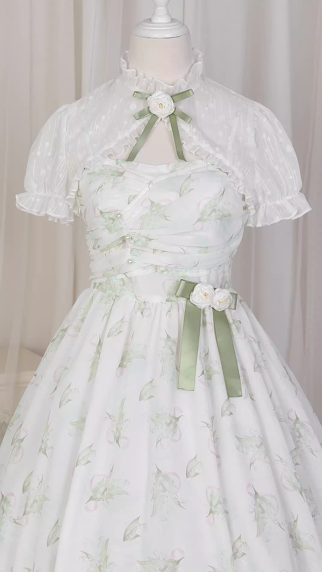 Lily of the valley morning dew jumper skirt and bolero