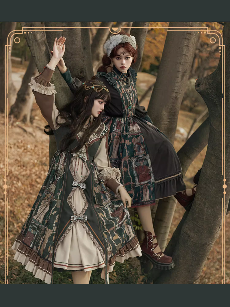 Tarot エジプト風フーディーワンピース ネックレス付