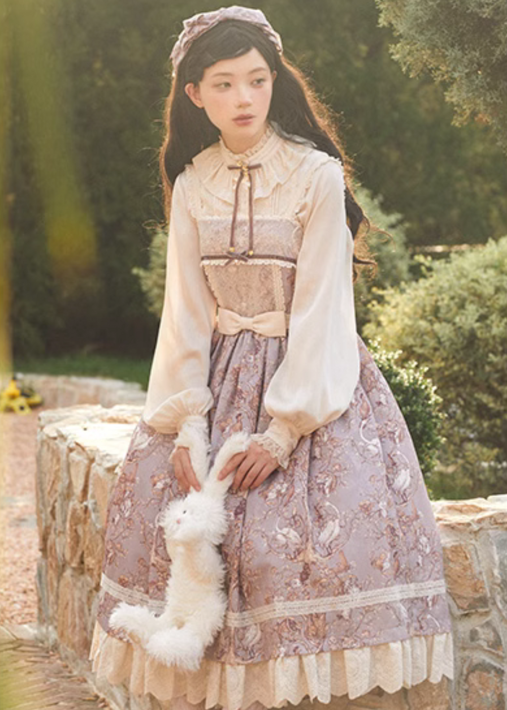 Lapland Forest Frill Strap Jumper Skirt