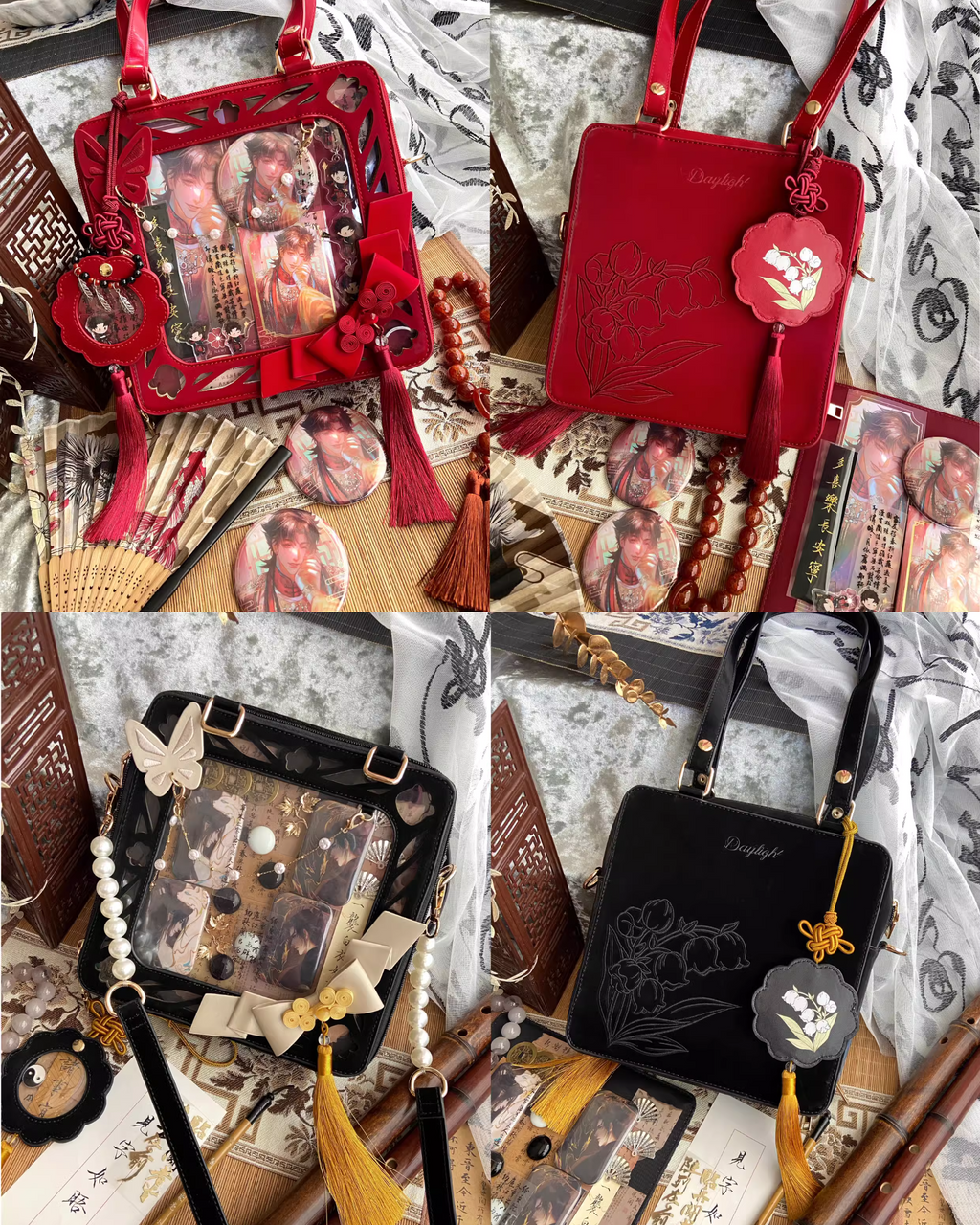 [Partial pre-order] Chinese style Suzuran Ita bag in 6 colors