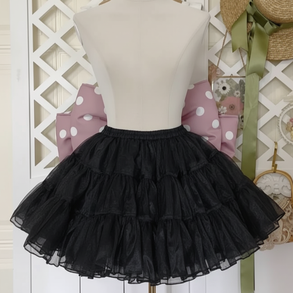 黒いパニエ
