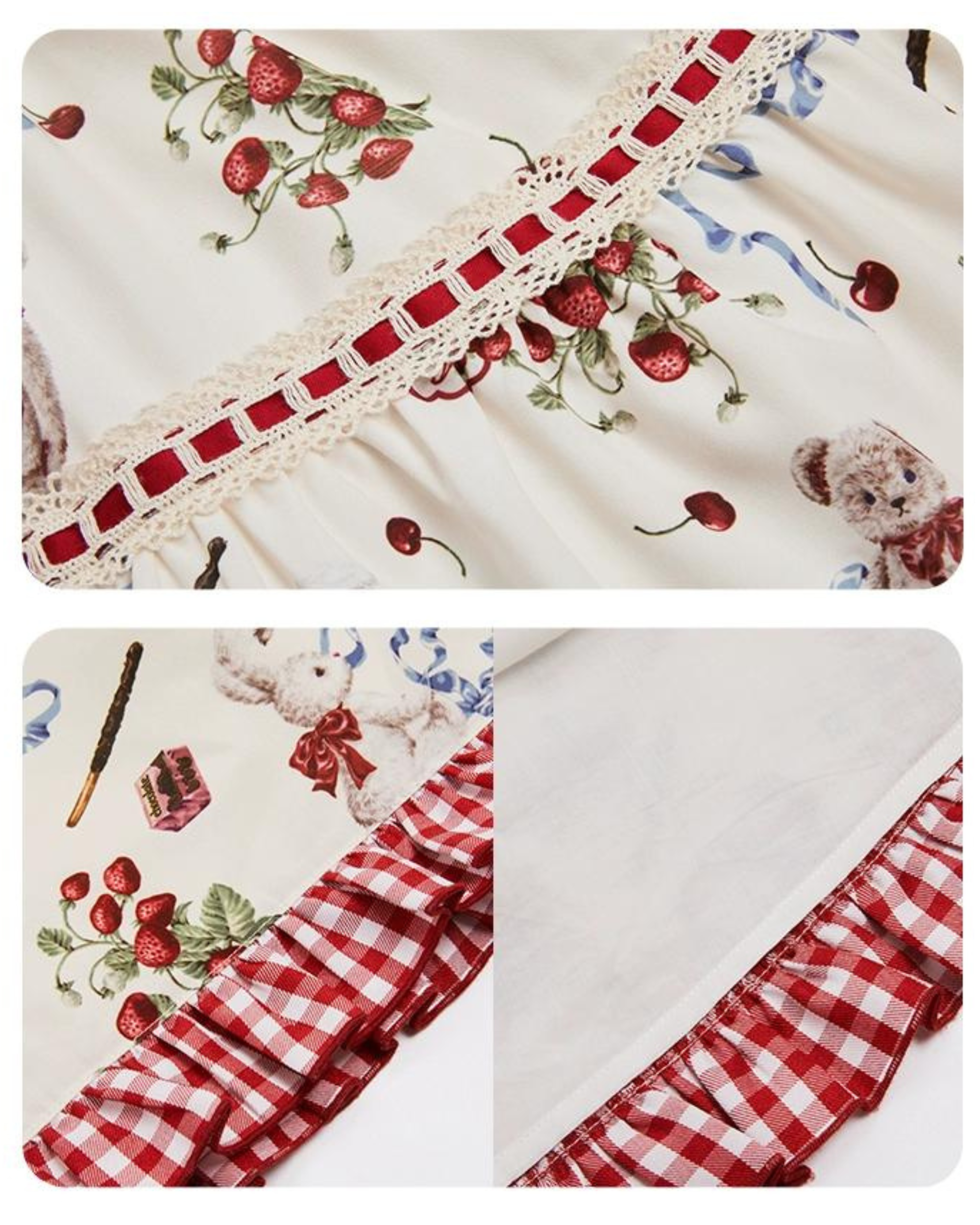 Wild Strawberries 2way長袖ワンピース