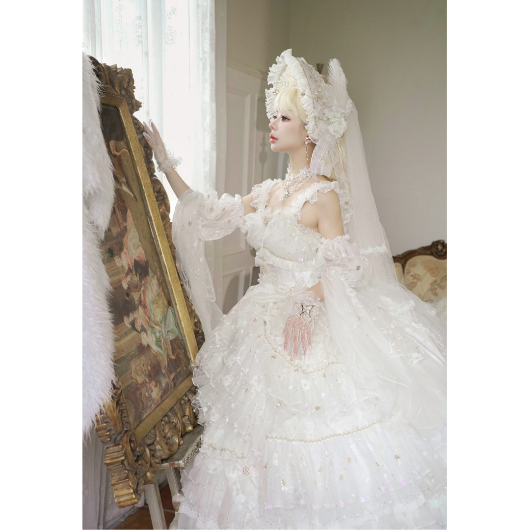 Magical doll ホワイトのプリンセスドレス