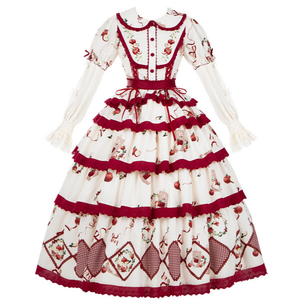 Apple Orchard Long skirt and short sleeve top set