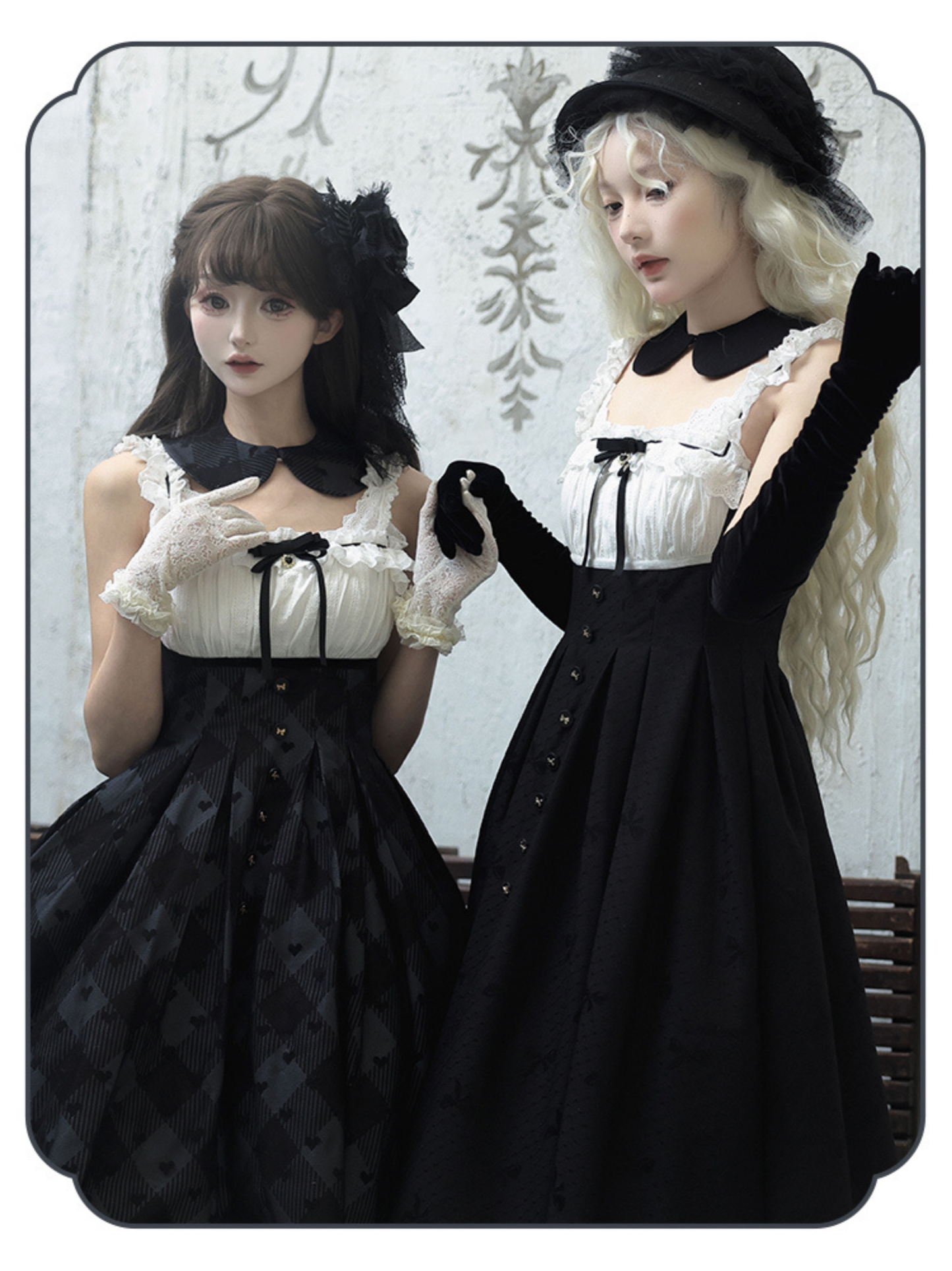 Silent Heart チェック柄ショート丈ジャンパースカートとジャケット