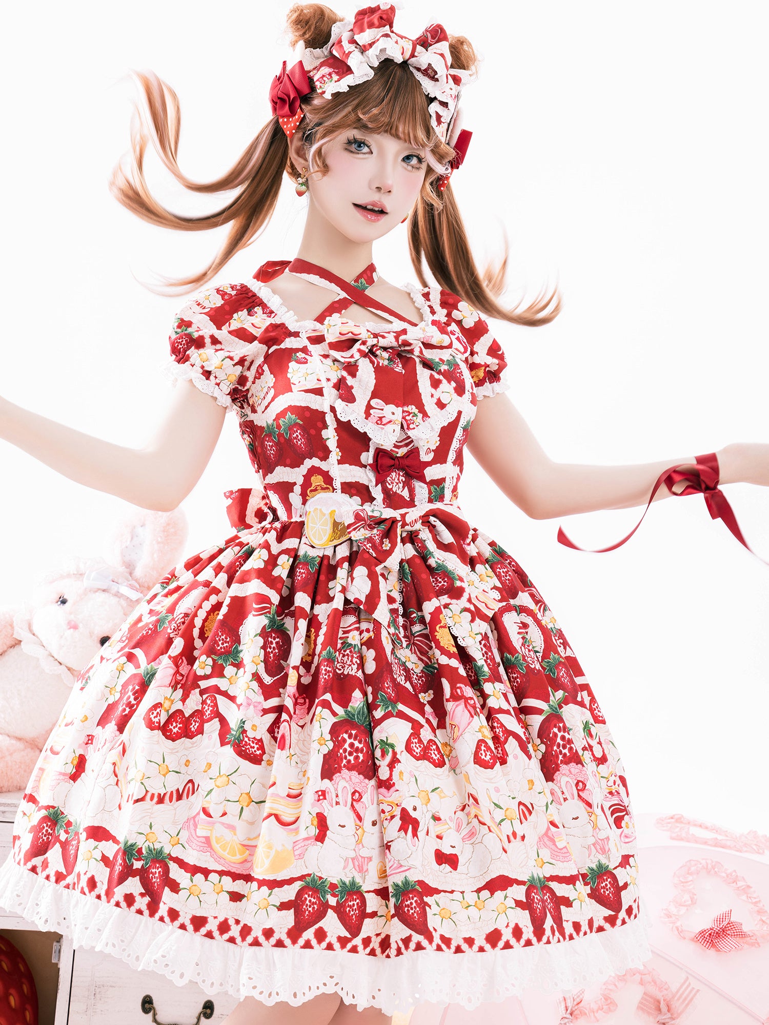 【受注予約4/13まで】Lemon Berry プリントワンピース