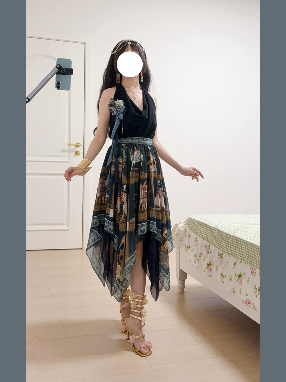 【受注予約6/12まで】Papyrus Story イレギュラーヘムスカート