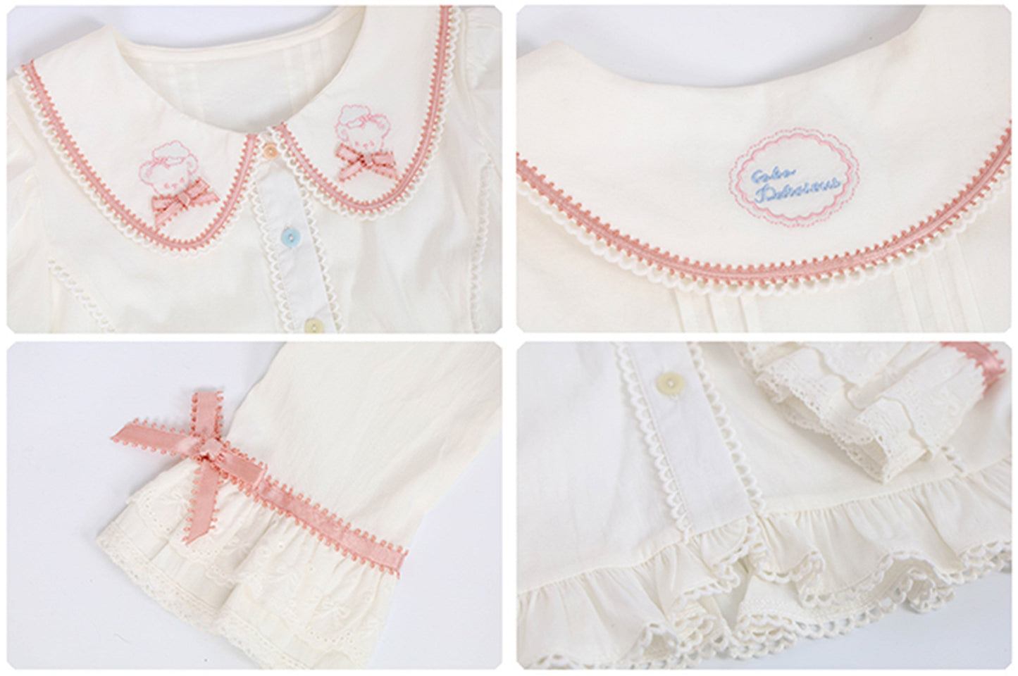 【受注予約1/7まで】Bunny Bakery 長袖ブラウス