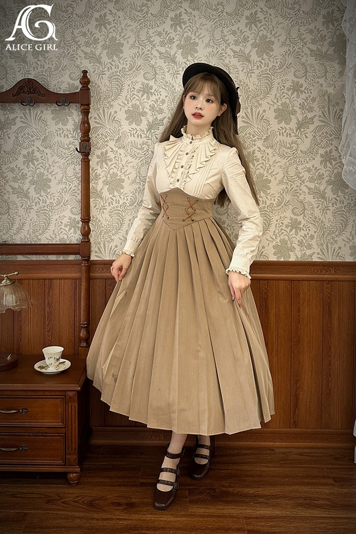 [Pre-order] Detective Butler Fake Two-Piece Style Switching Dress