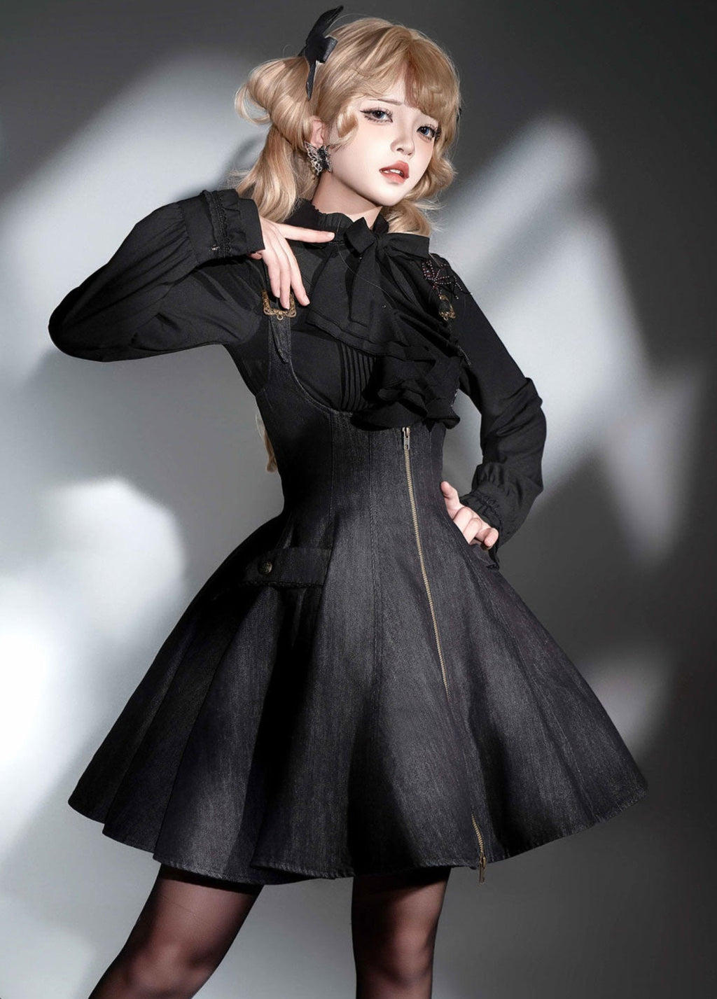 [Pre-orders available until 3/10] Rose Heart Short Jumper Skirt