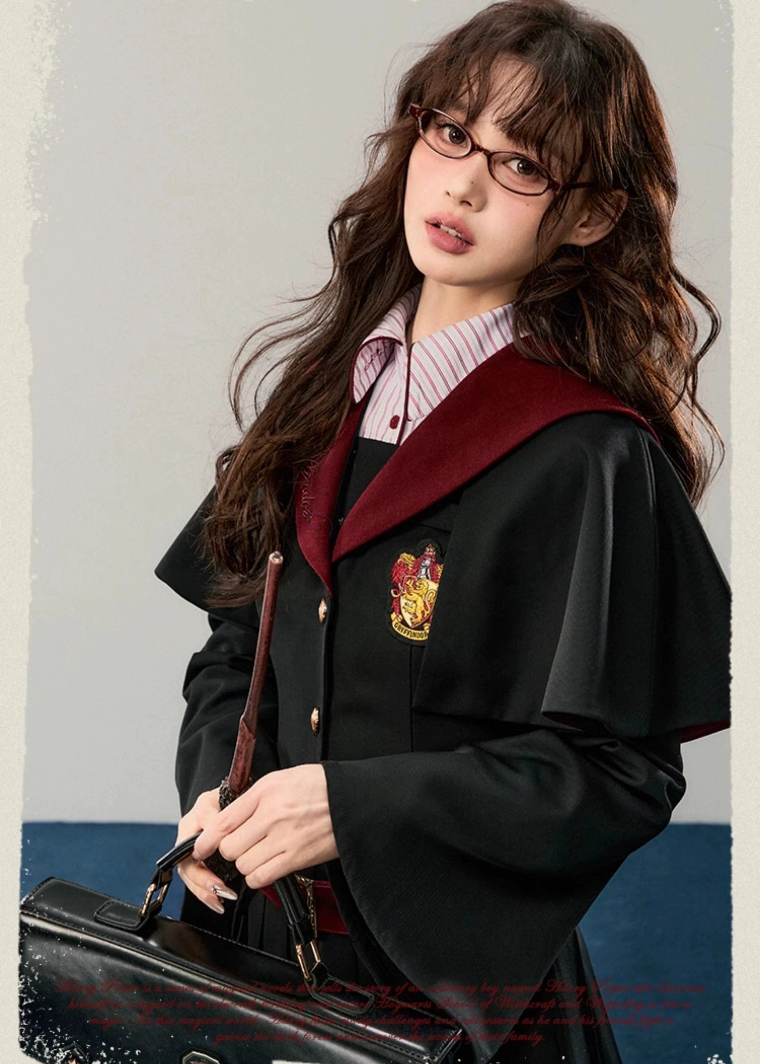 [Pre-order] Hogwarts School of Witchcraft and Wizardry Cape Design Mini Dress