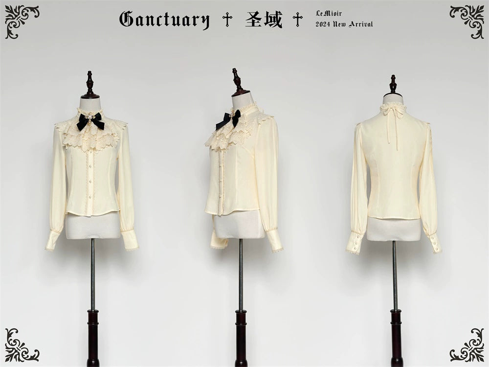 [Sale period ended] Sanctuary Gothic Lolita stand collar blouse