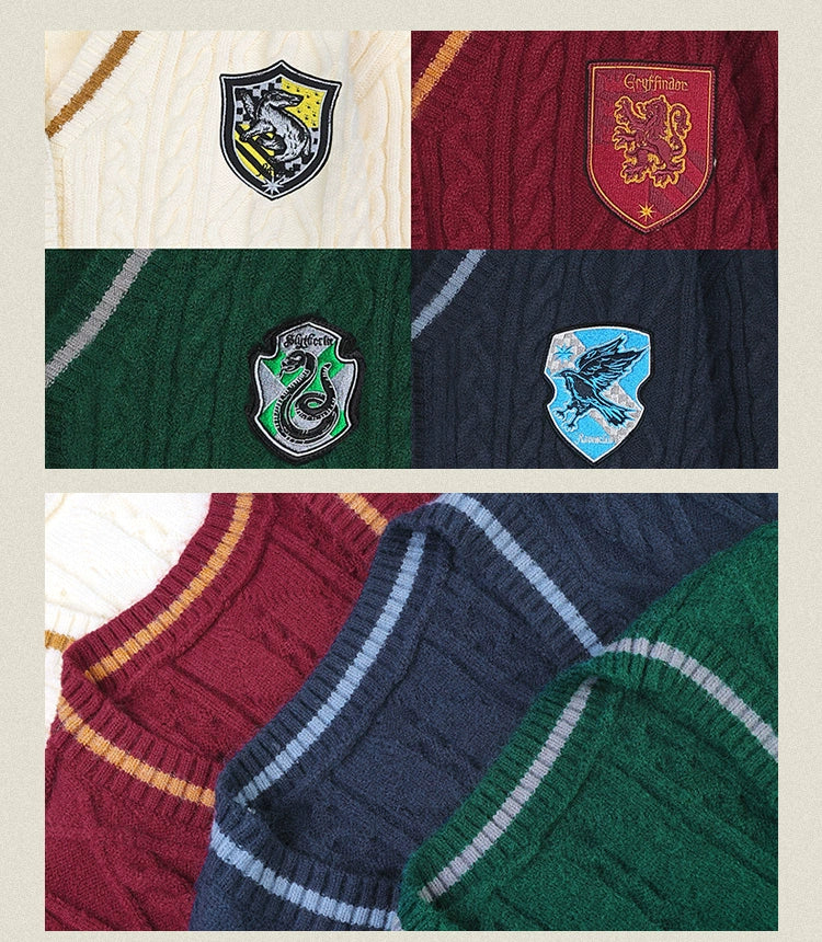 【予約販売】ホグワーツ魔法魔術学校 ルーズフィットケーブルカーディガン