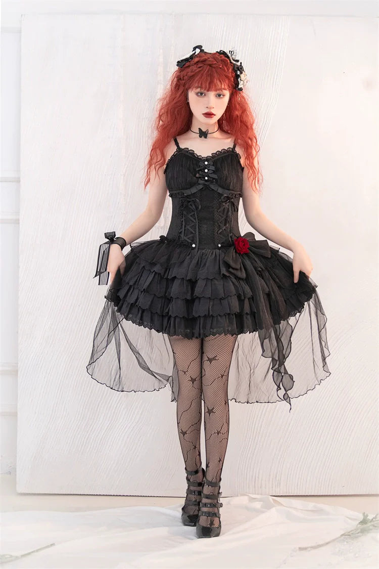 Angel and Demon One Rose Jumper Skirt