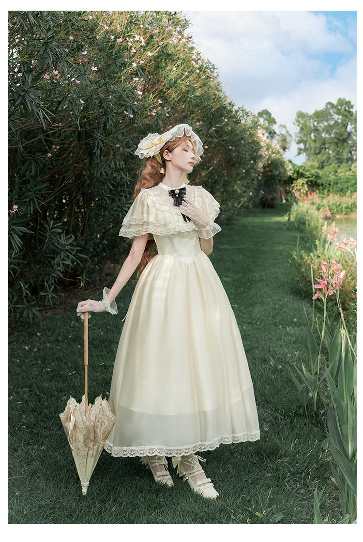 Morning Mist クラシカルシアーワンピース