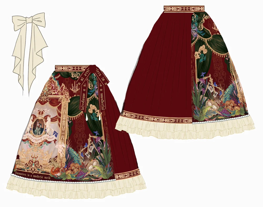 Wanhua Mirror 西洋貴族風スカート フリルタイプ