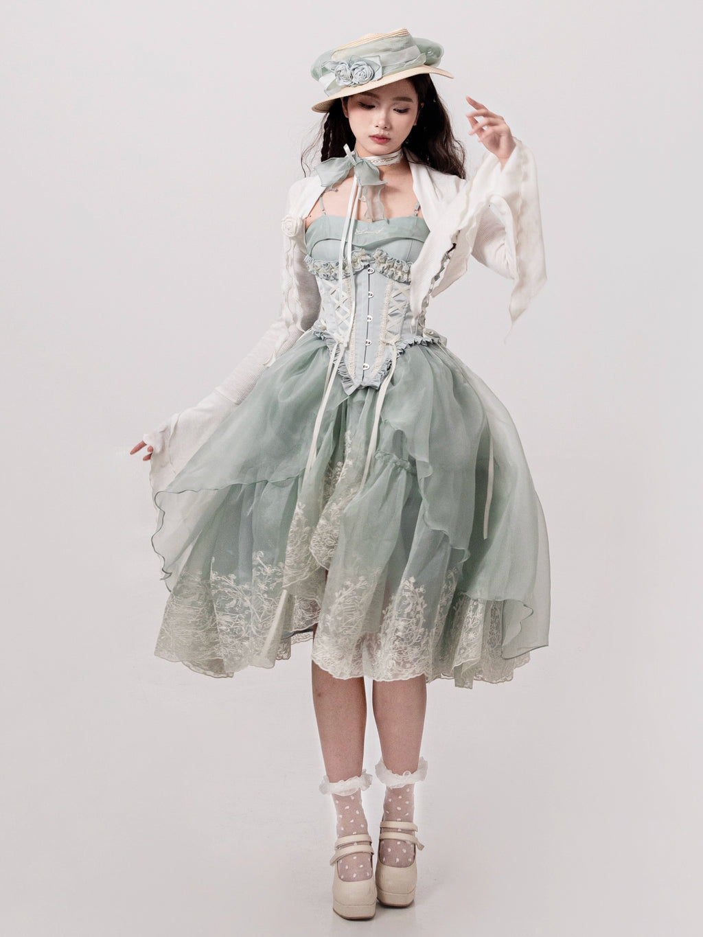 Fourteen-line Summer Short Cardigan
