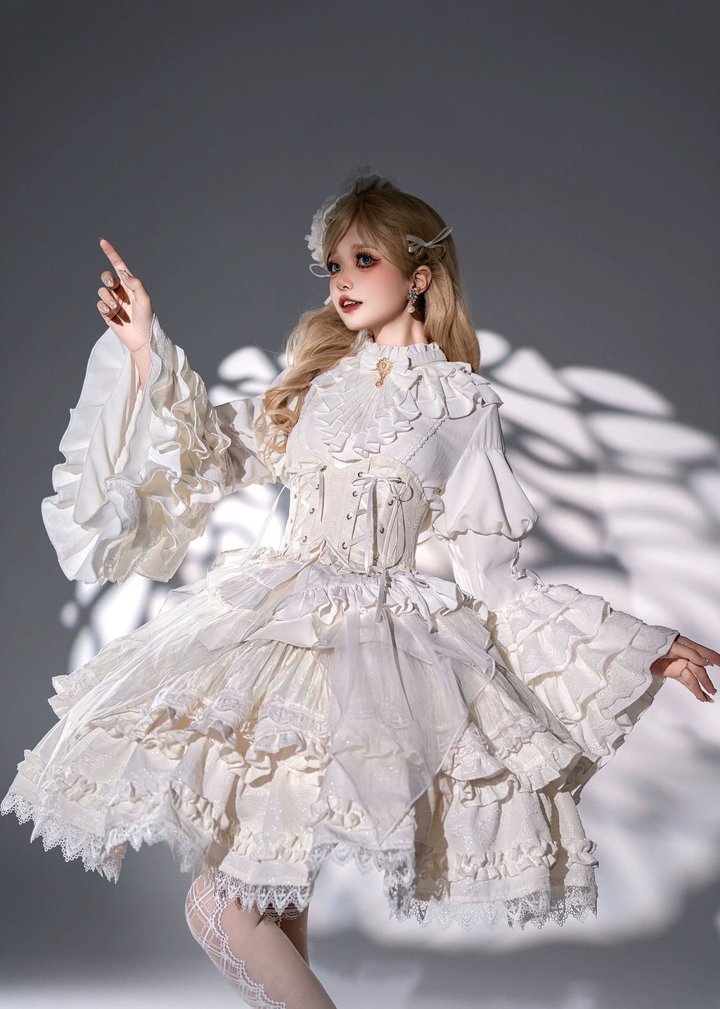 【再販・受注予約8/14まで】Good and Evil Angel ティアードスカート