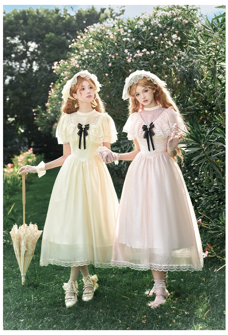 Morning Mist クラシカルシアーワンピース