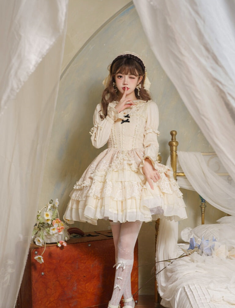 [Pre-order] Cupcake Frill Jumper Skirt