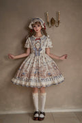 [Pre-orders available until 10/28] Antique Dessert Room Short Sleeve Dress