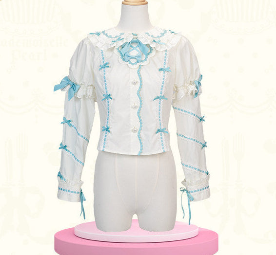 【受注予約1/26まで】Sweet Cup Cake リボンブラウス