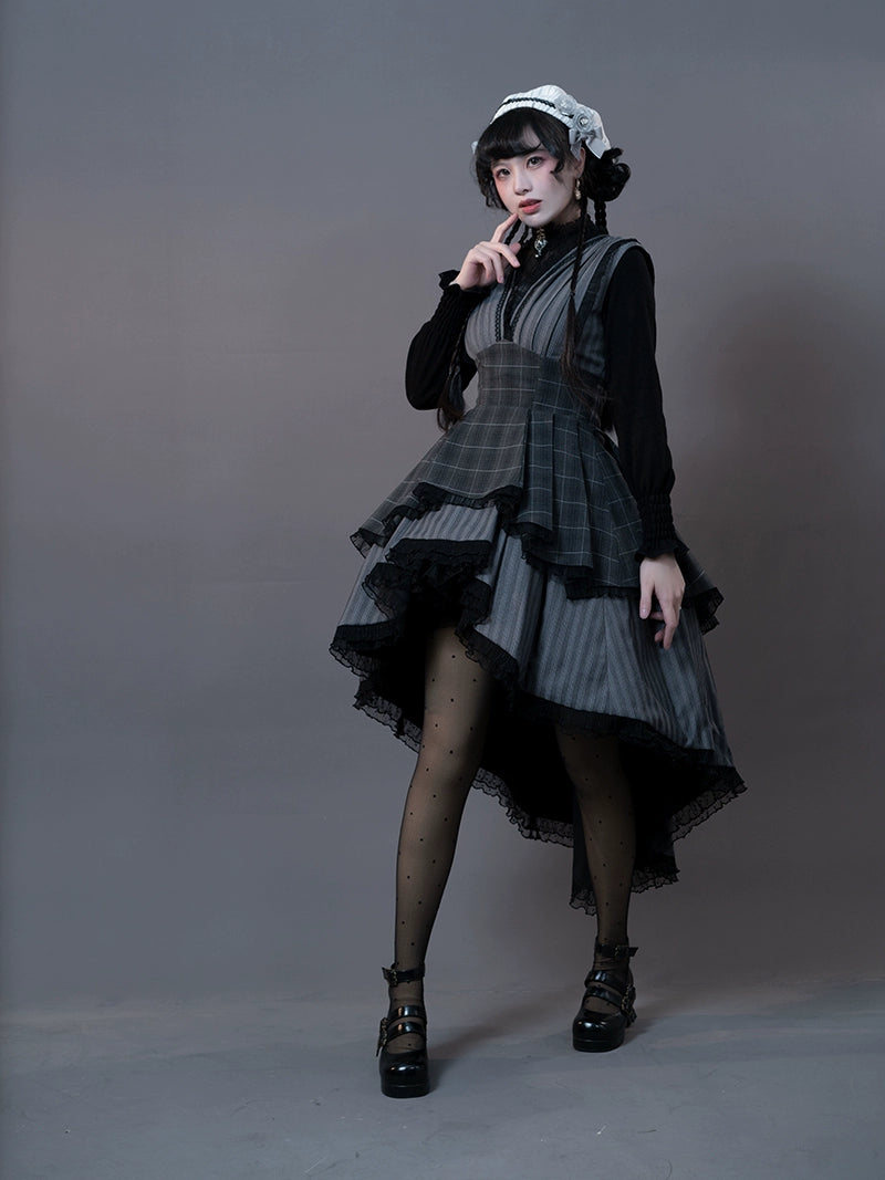 Monotone Camellia ジャンパースカート3点セット