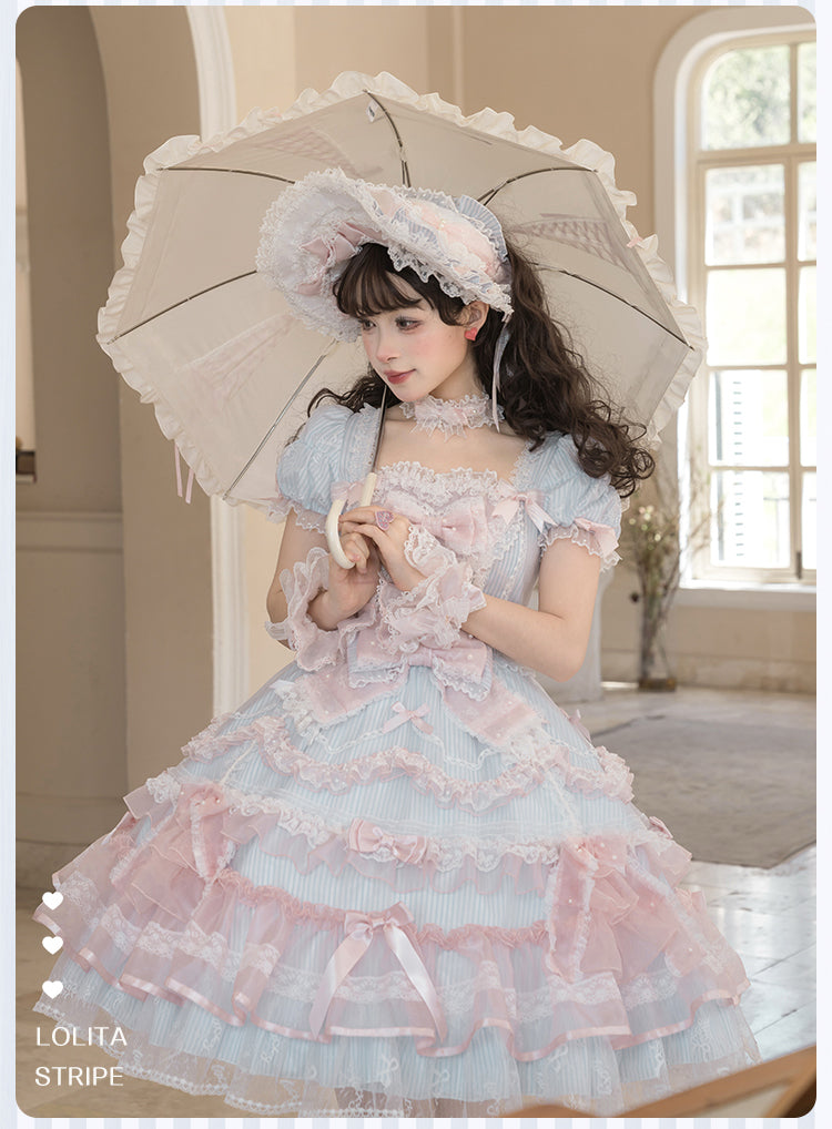 【受注予約5/14まで】Striped Maiden ハートのワンピース