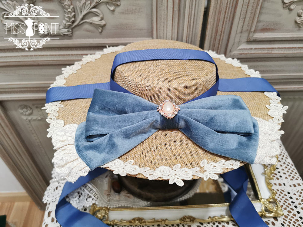 [Simultaneous purchase only] British Classical Lolita Ribbon Hat