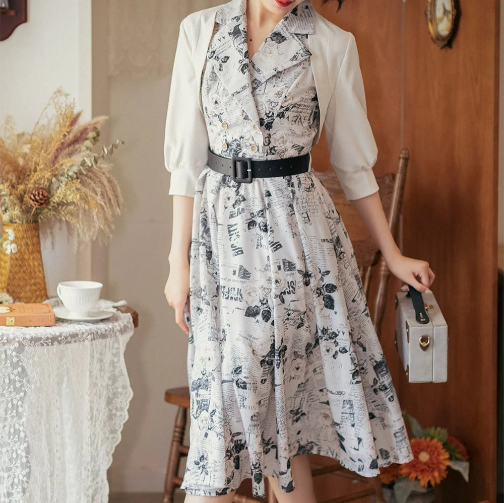 Afternoon Forest Retro Elegant Bolero [Buy together for 20% off!]