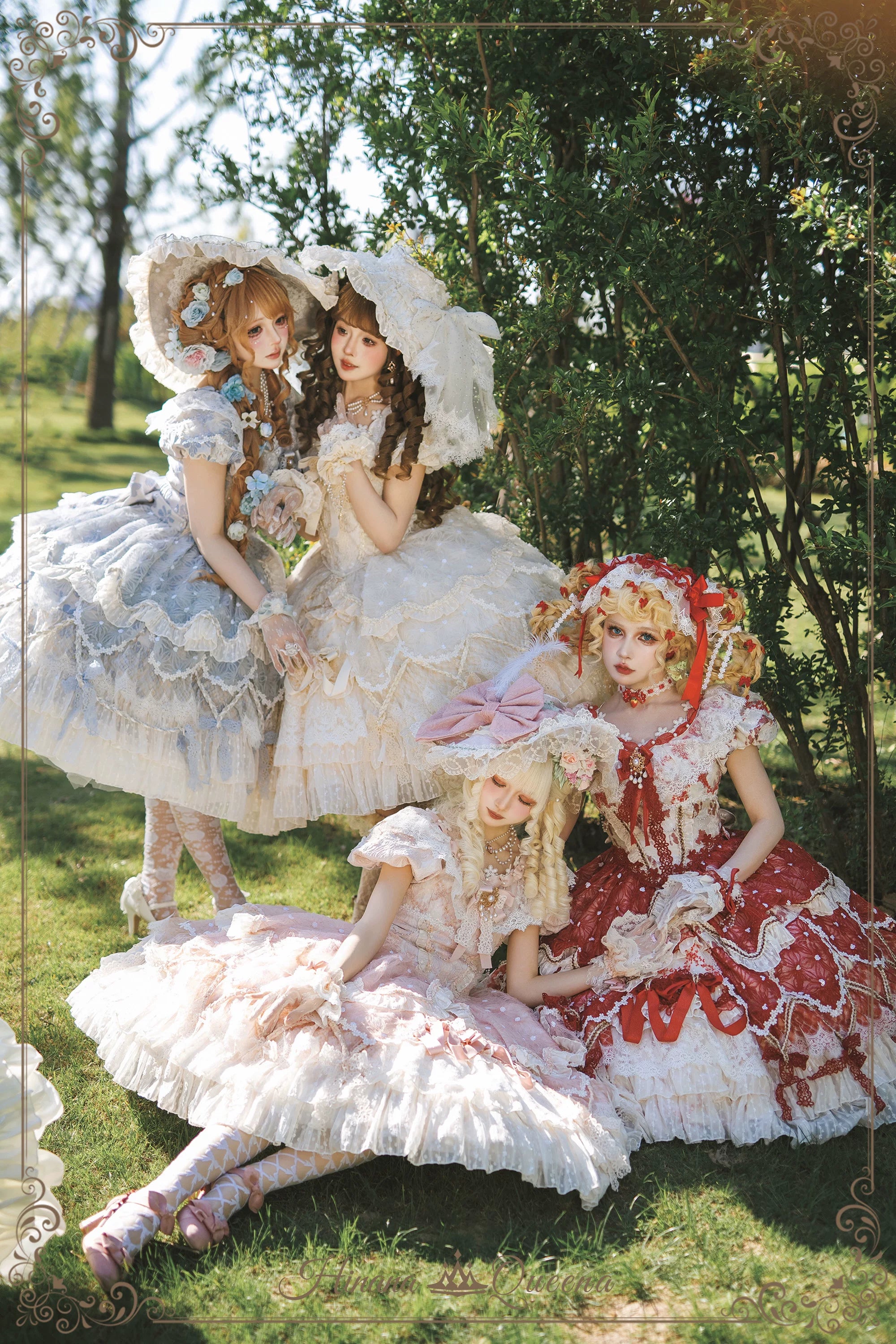 【受注予約9/16まで】Dream Magnifique プリンセスドレス・ショート丈・ゴールド