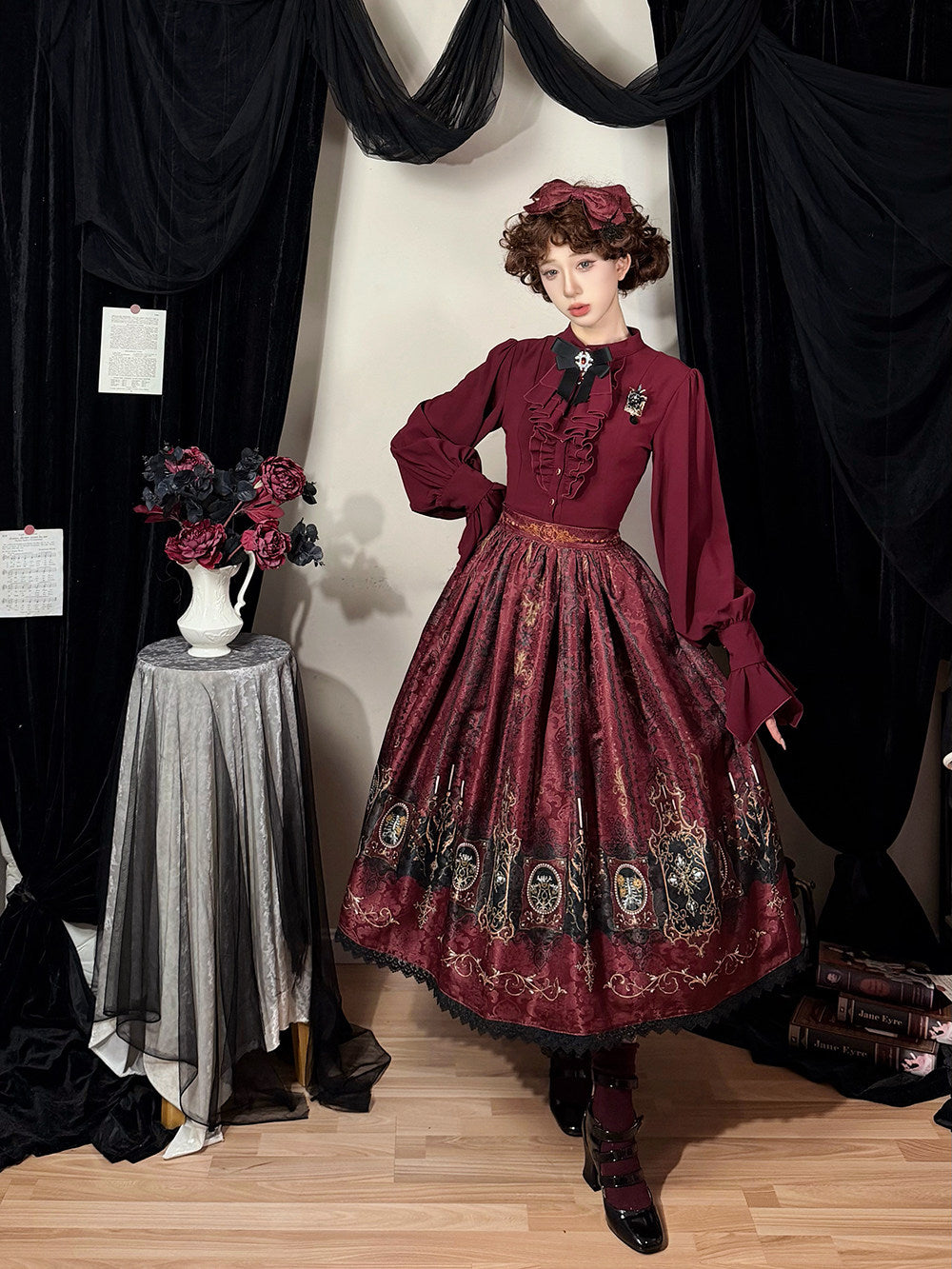 【受注予約1/18まで】Blood Night Lantern Master  プリントスカート