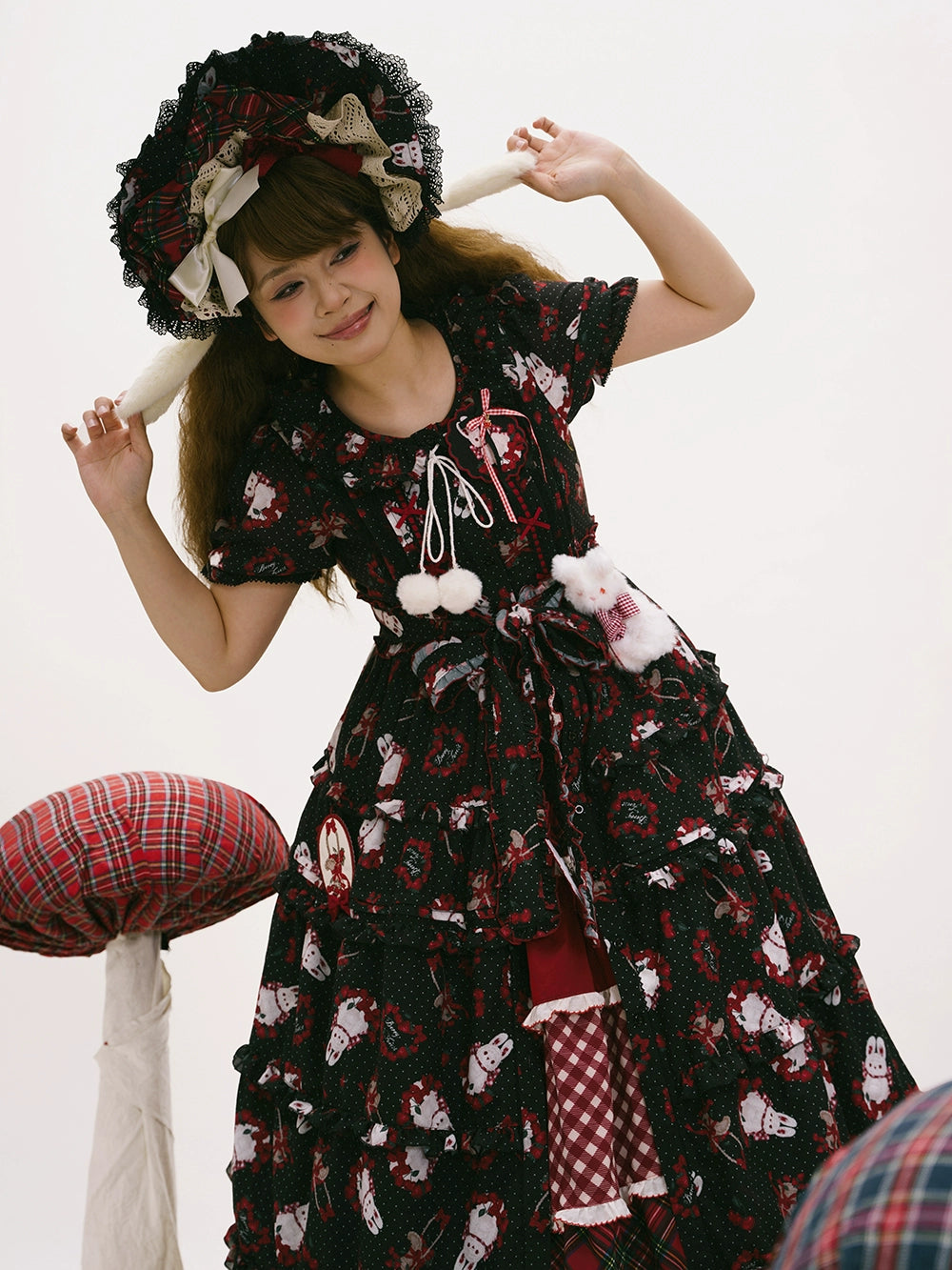 【予約販売】Sweet Berry Rabbit 半袖ワンピース