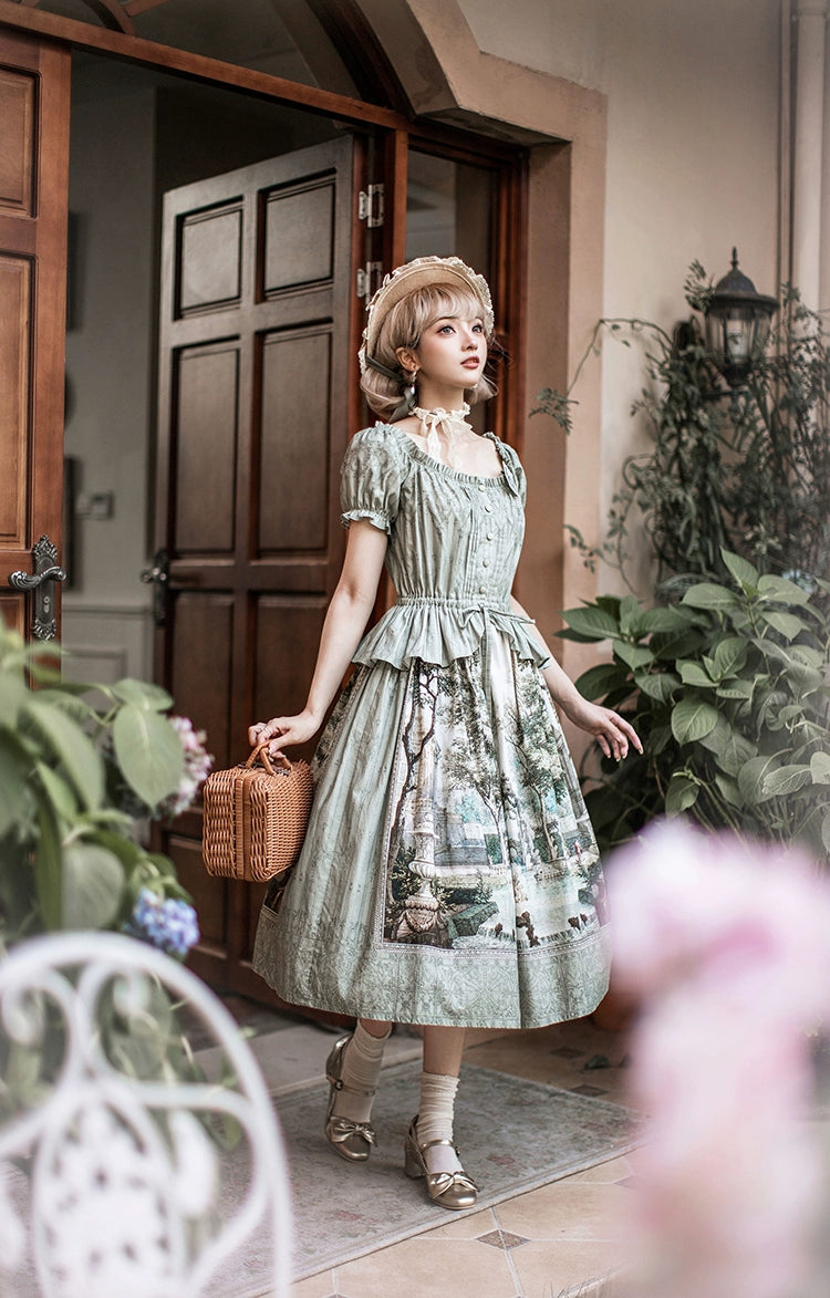 [Sales period ended] Fantasy Garden Print Dress